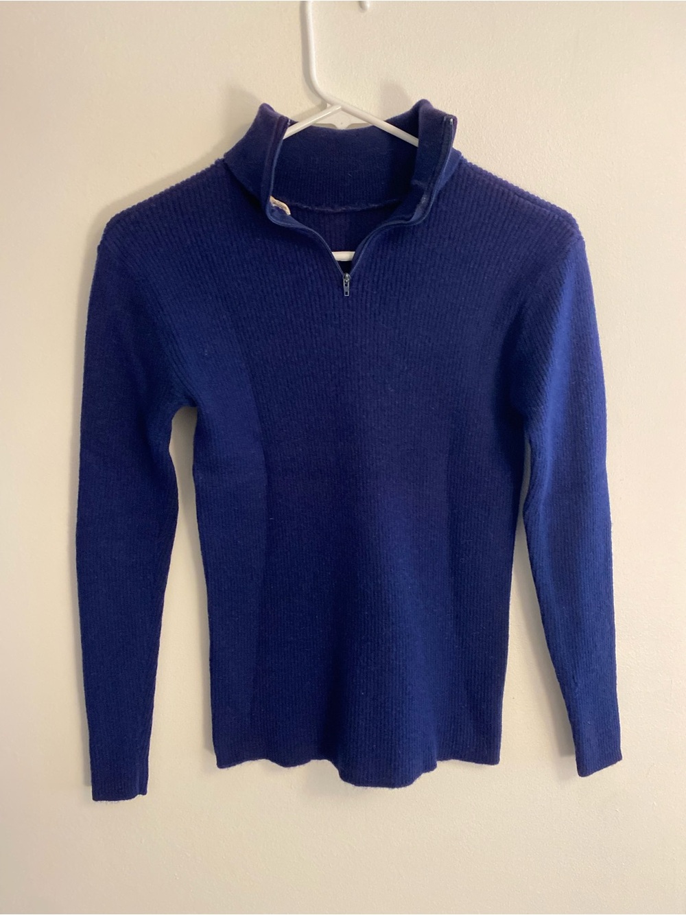 Pendleton Navy Half-Zip Knit Sweater